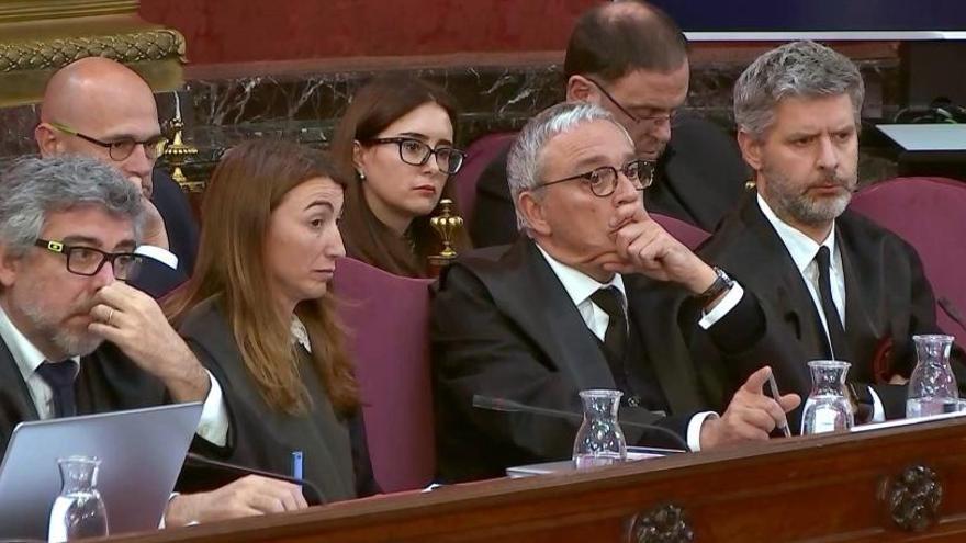 Una imagen de un momento del juicio del &#039;procés&#039;.