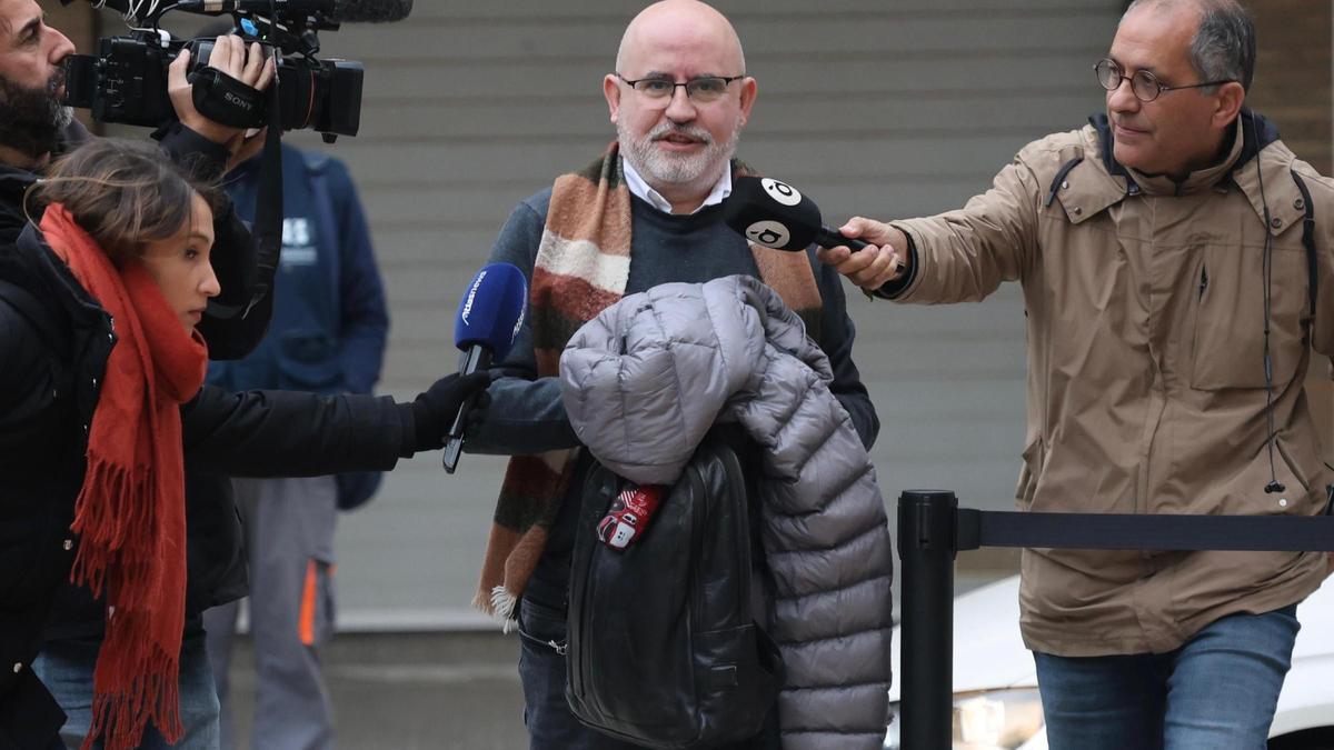 Jorge Suárez llega a declarar ante la jueza de la dana