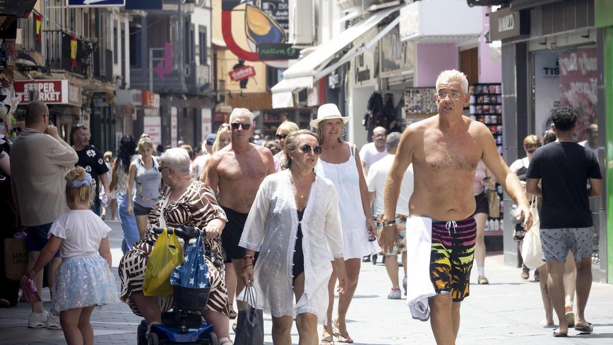 Imagen de Benidorm este mes de julio.