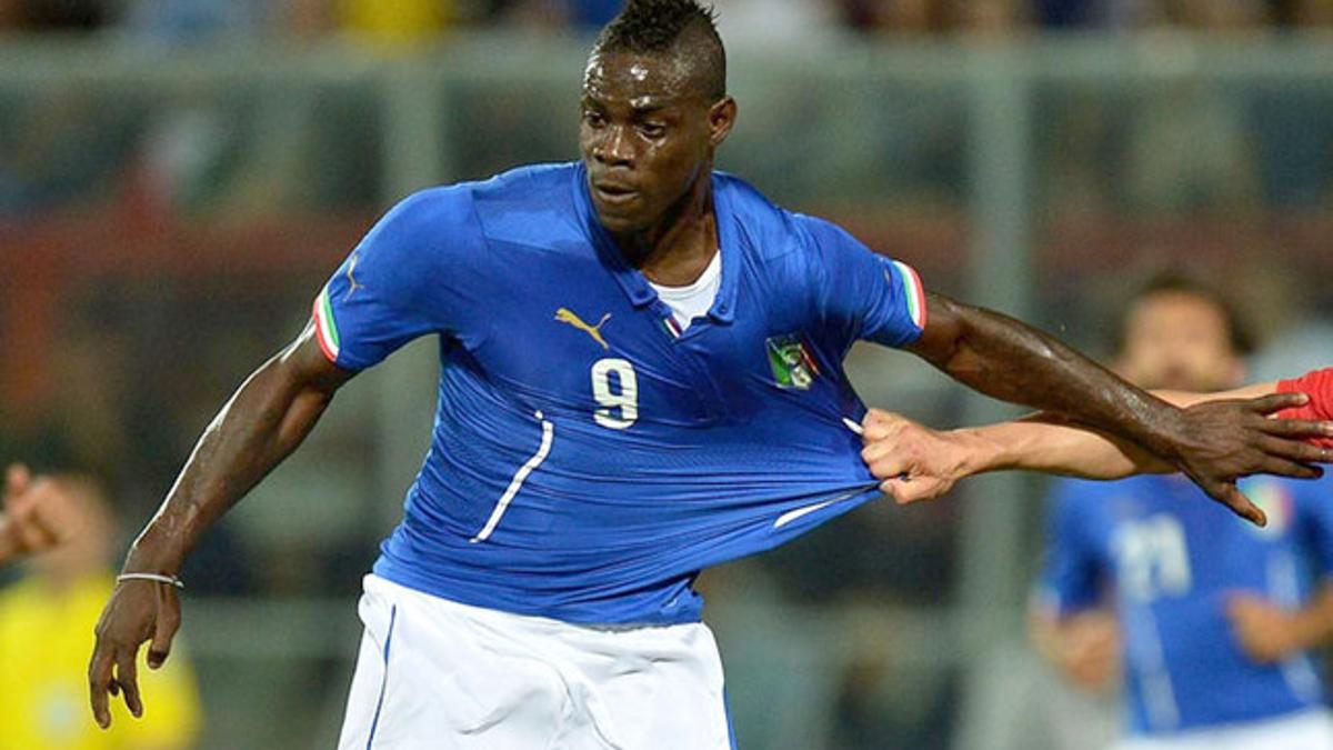 Balotelli, la estrella de la selección italiana