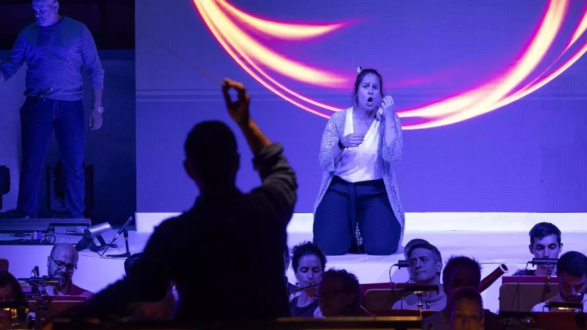Todo preparado para que el Auditorio de Zaragoza acoja la ópera más ambiciosa de su historia