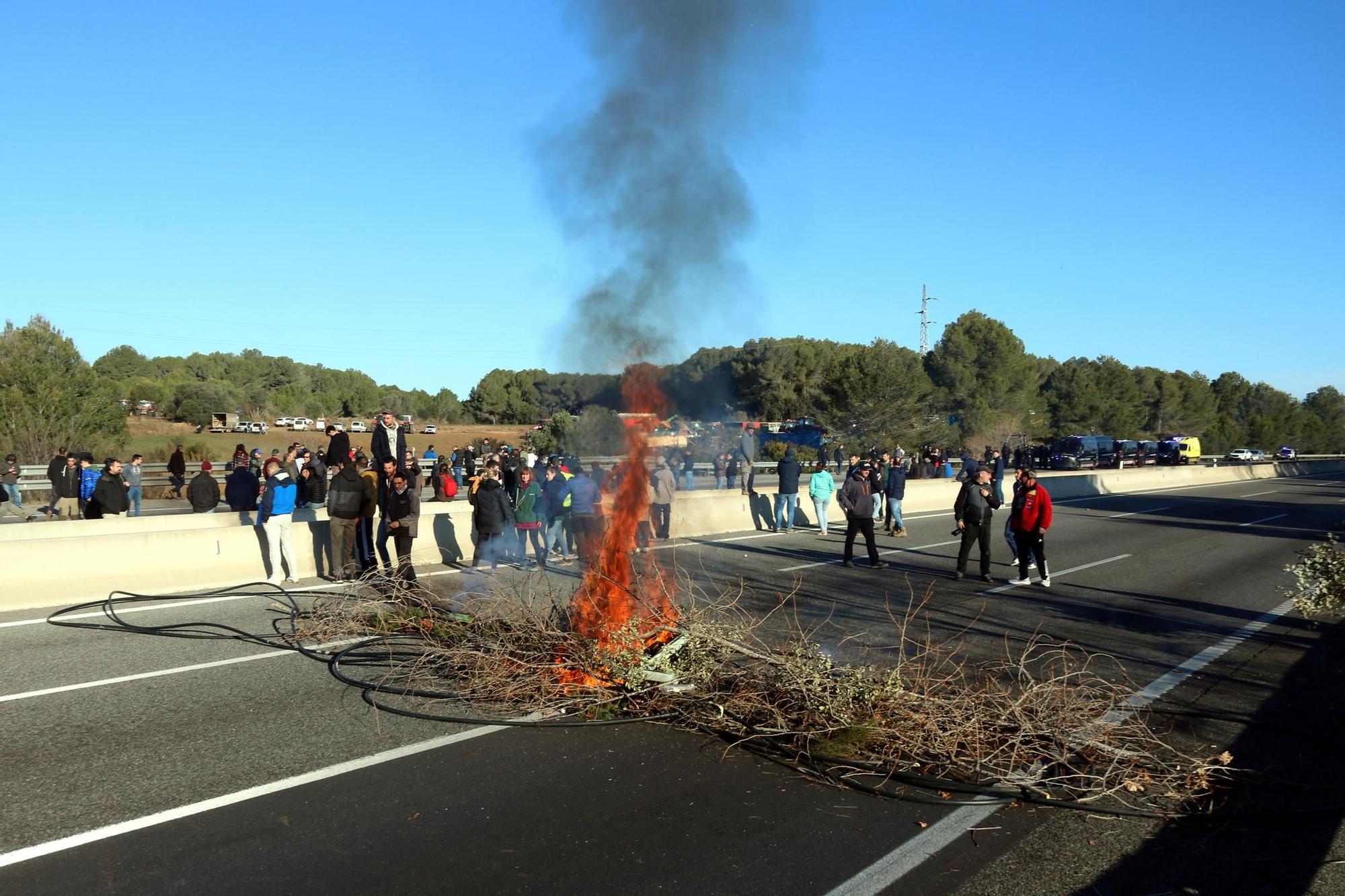 Noves protestes dels pagesos gironins