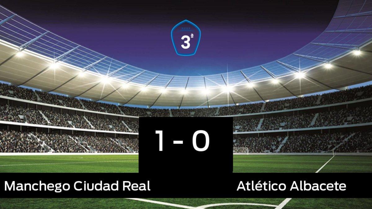 Tres puntos para el equipo local: Manchego Ciudad Real 1-0 Atlético Albacete