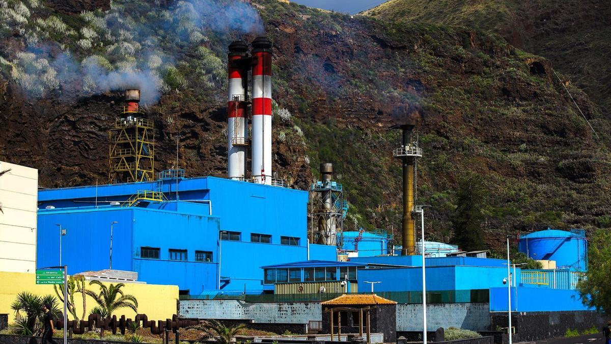 Central eléctrica en La Palma