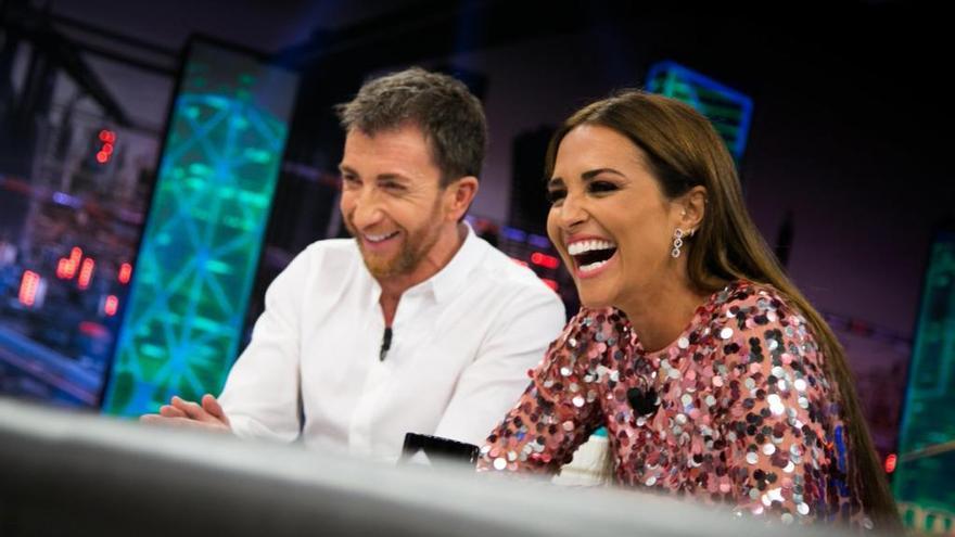 Paula Echevarría en su visita a &#039;El Hormiguero&#039;.