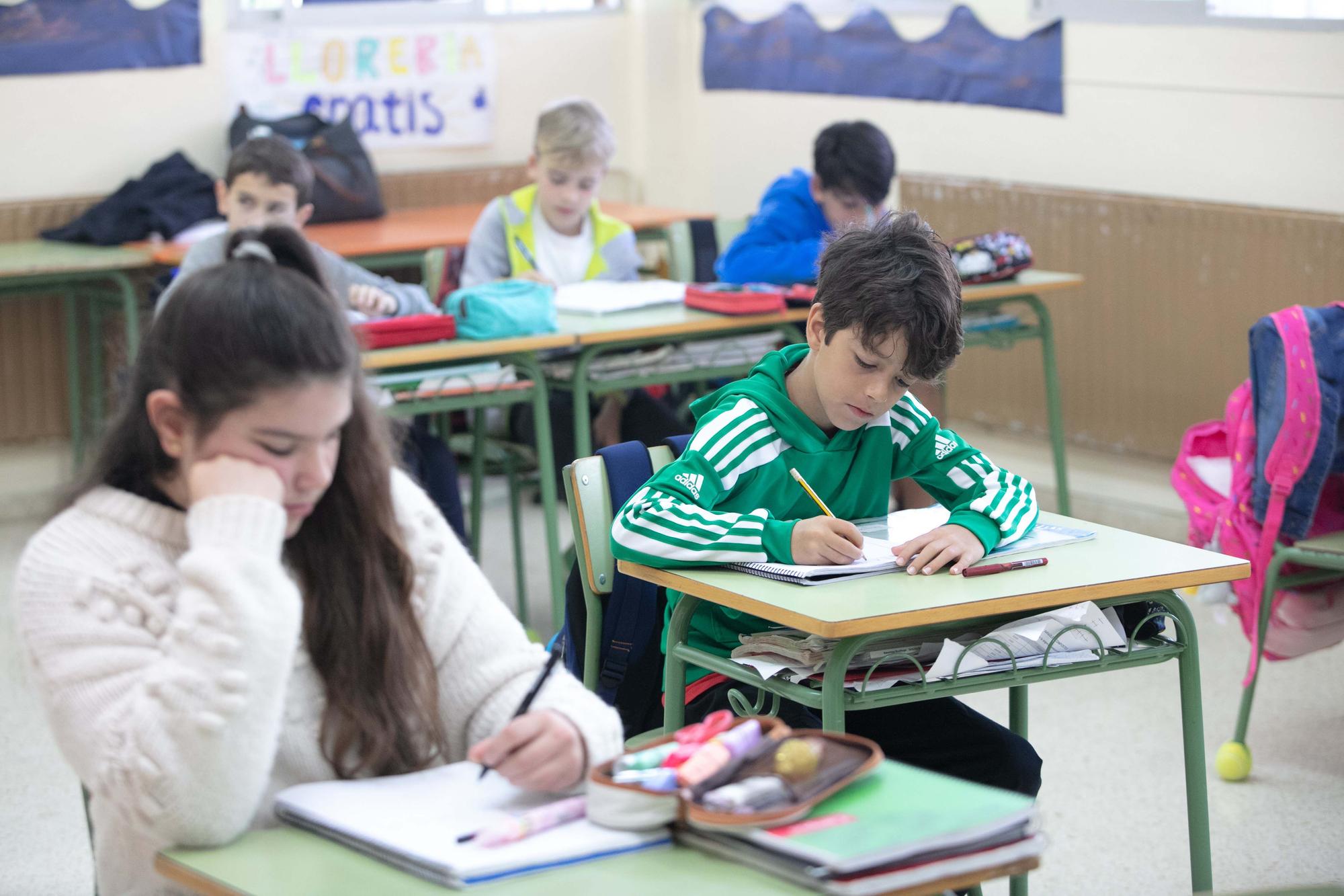 Primer día de cole en Ibiza sin mascarillas en clase