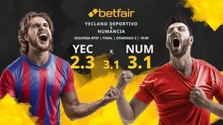 Yeclano Deportivo vs. CD Numancia: horario, TV, estadísticas, cuadro y pronósticos