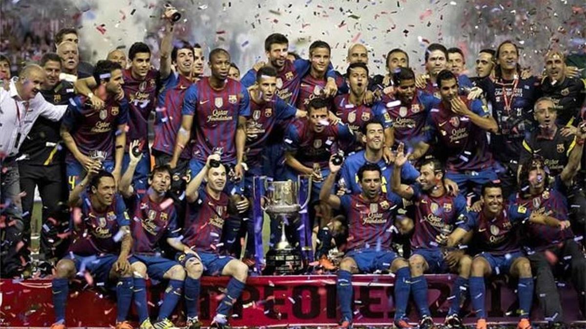 El Barça ganó la Copa por última vez el 2012 en el Calderón