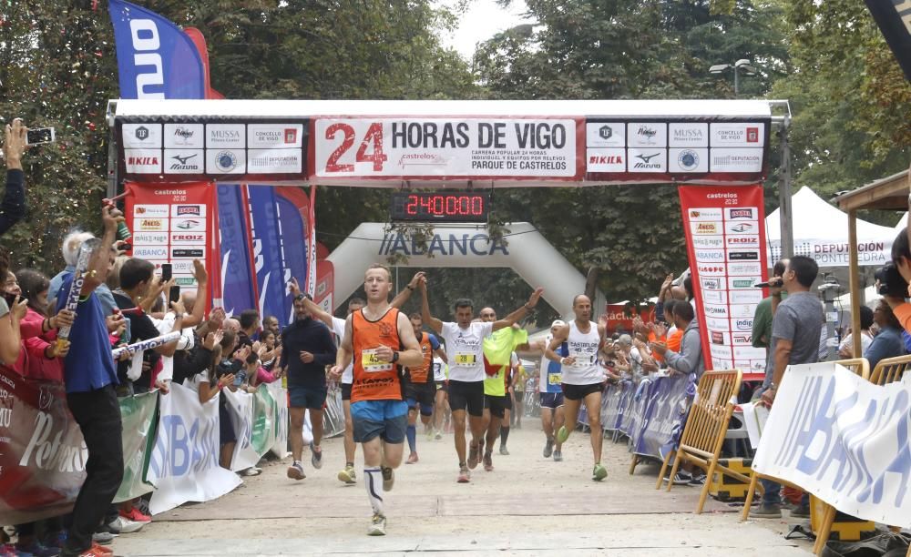 La maratoniana prueba de Castrelos llega a su fin tras 24 horas.