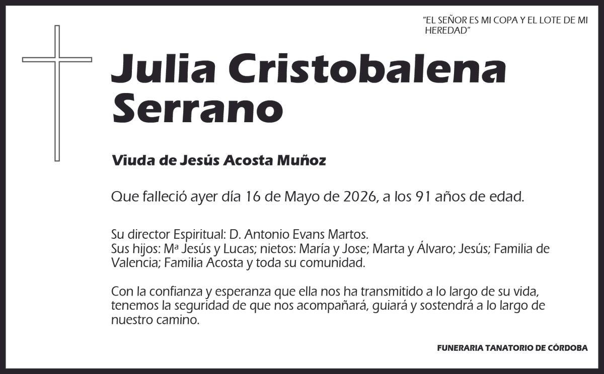 Julia Cristobalena Serrano