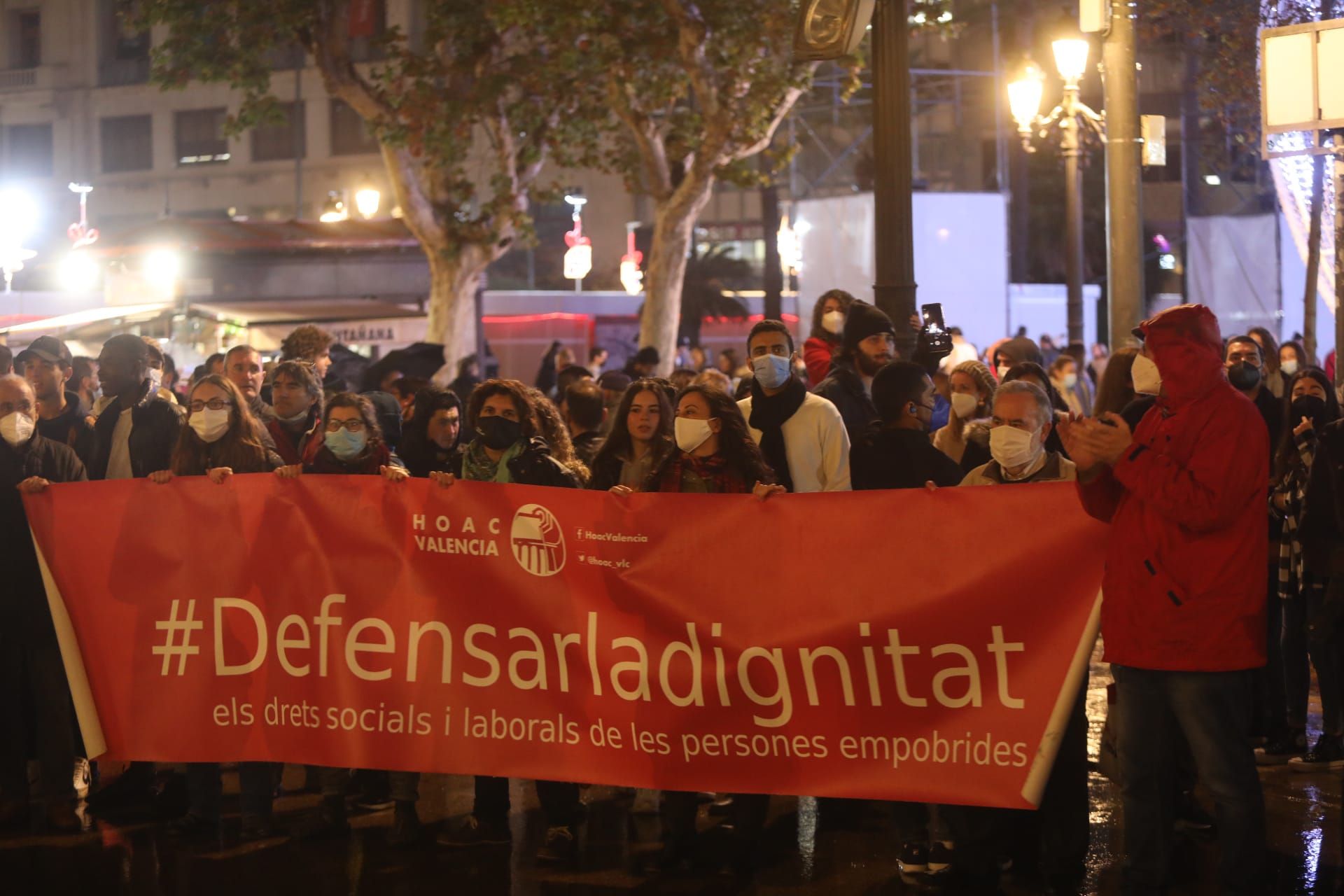 Manifestación en València por el Día Mundial de las Migraciones