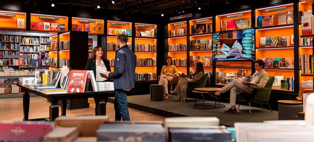 Una de las librerías de El Corte Inglés