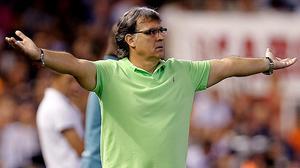 El tècnic argentí valora la victòria blaugrana a Mestalla, un camp difícil.