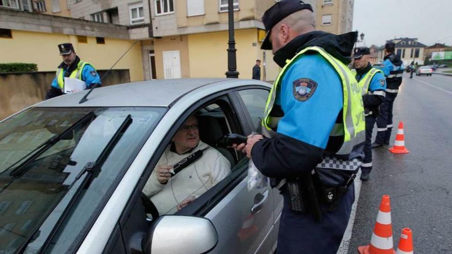 Un control de alcoholemia, en una imagen de archivo.