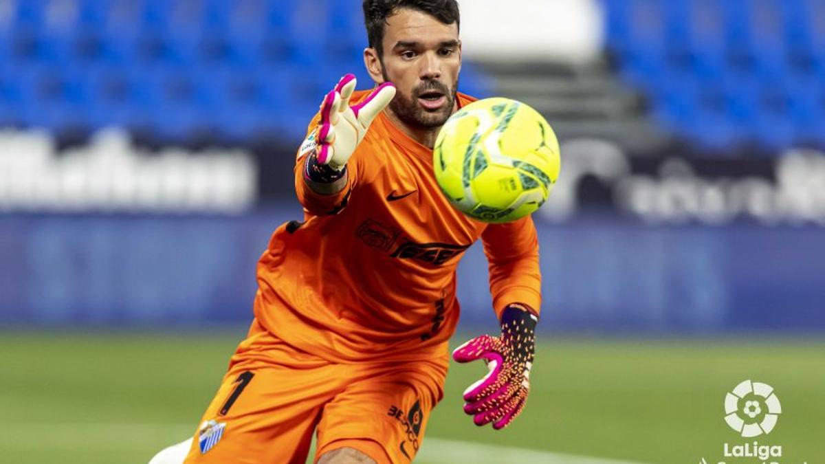 Juan Soriano fue el mejor del Málaga ante el Leganés