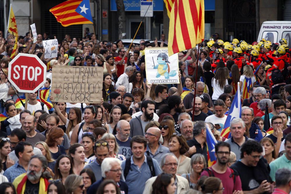 Manifestació a Girona.