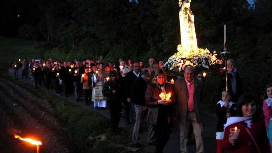 Una edición anterior de la Procesión das Antorchas. // Bernabé / Luismy