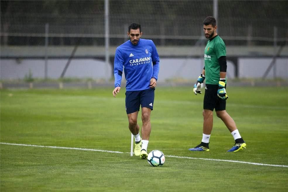 Sesión de entrenamiento del Real Zaragoza