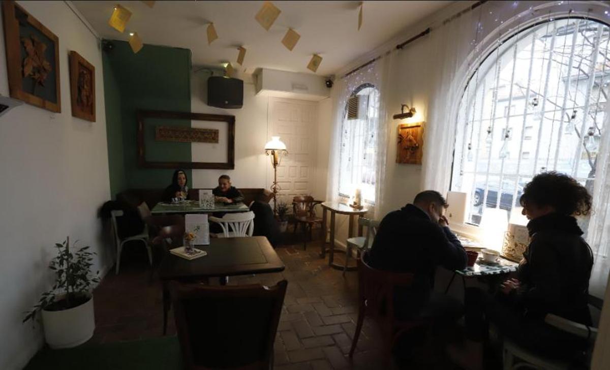 Interior del bar Le Petit Coin