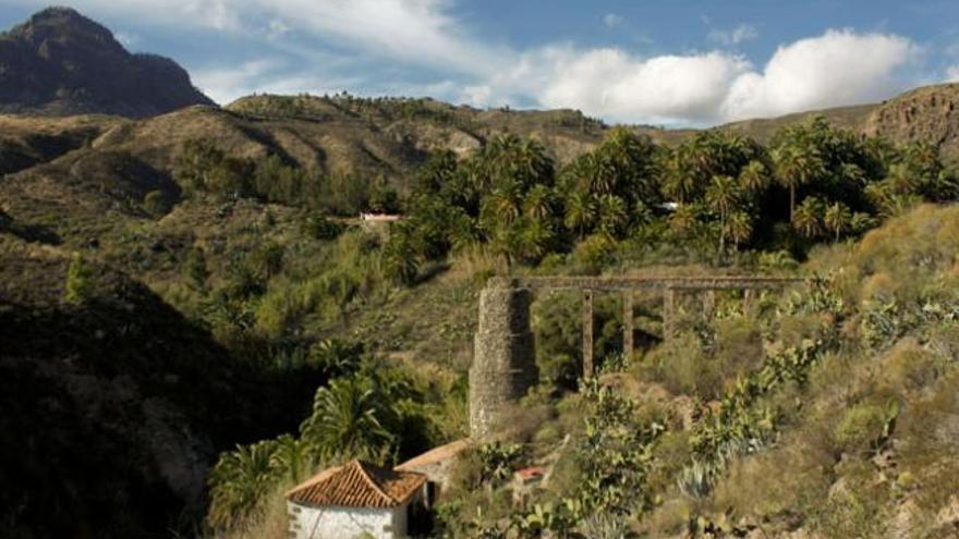 El molino de Los Cazorla de Fataga se somete a un plan de restauración