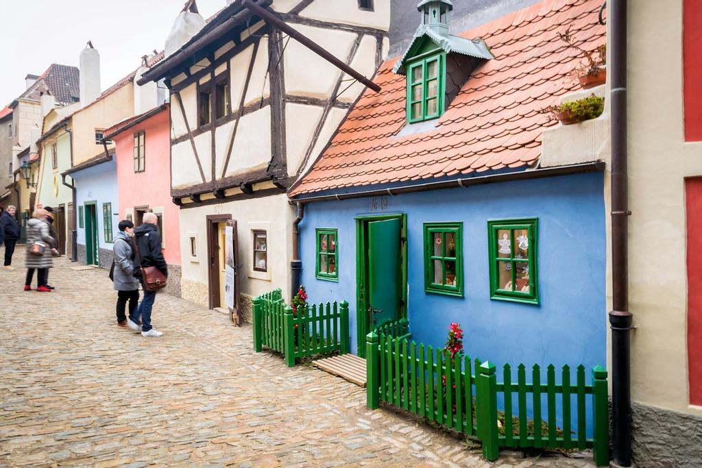 Casa de kafka, en el número 22 del Callejón del Oro
