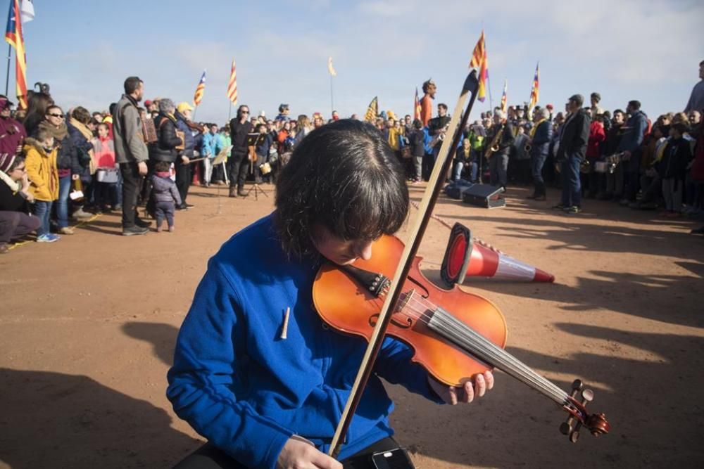 Trobada de colles geganteres a Lledoners