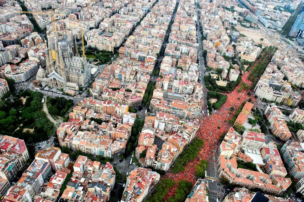 La Diada, des de l'aire