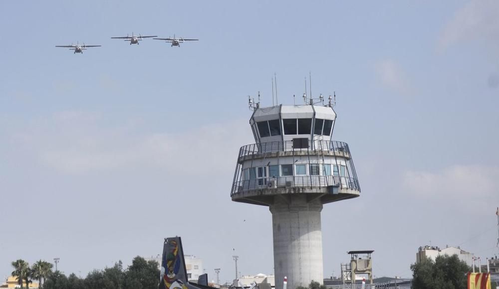 Acto de relevo de mando de la Base Aérea de Alcantarilla