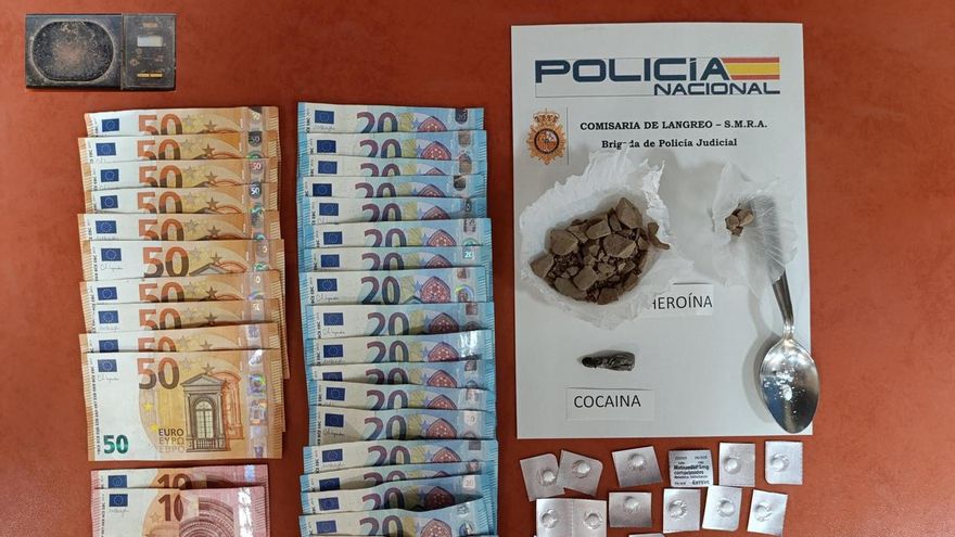 Detenido en Langreo por vender heroína: la Policía da por desmantelado este &quot;punto negro&quot; de tráfico de droga