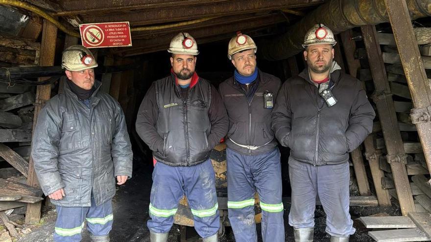 Continúa el encierro en Mina Miura (Ibias) con cuatro mineros: "Queremos que nombren un administrador que se haga cargo"