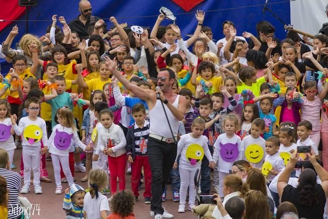 Festival escolar de lenguas extranjeras en La Atalaya de Guía