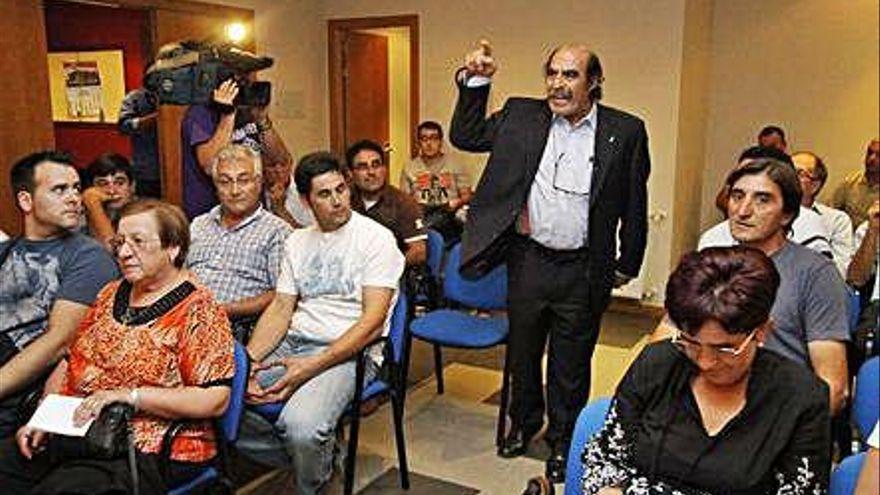 Cecilio Lera, en una asamblea del PSOE de Zamora.