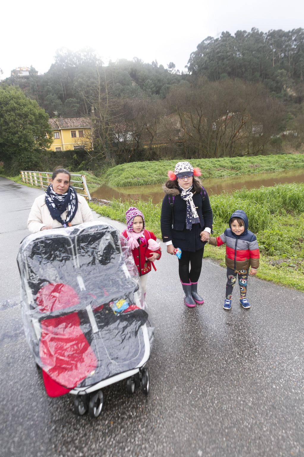 Temporal en la comarca de Avilés