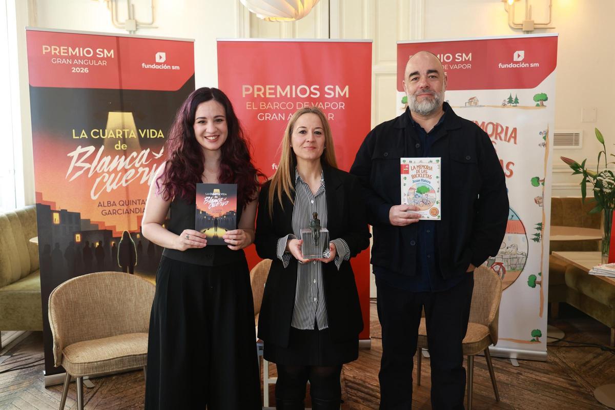 Alba Quintas y Josan Hatero, premiados por SM.