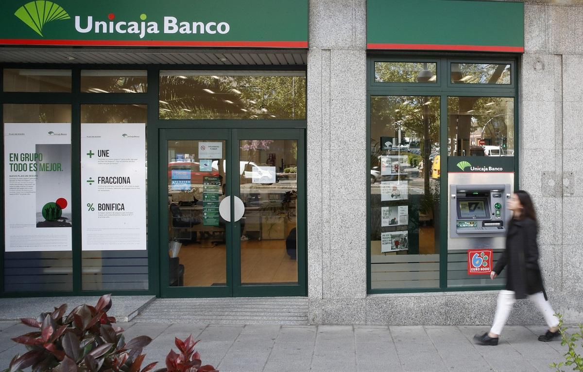 Una oficina de Unicaja Banco.