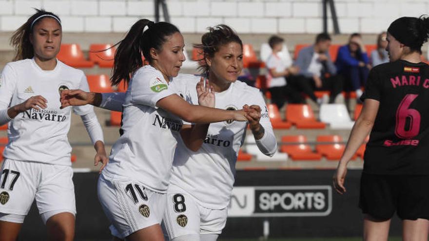 Mari Paz golea y el Valencia Femenino arrasa al Madrid CFF