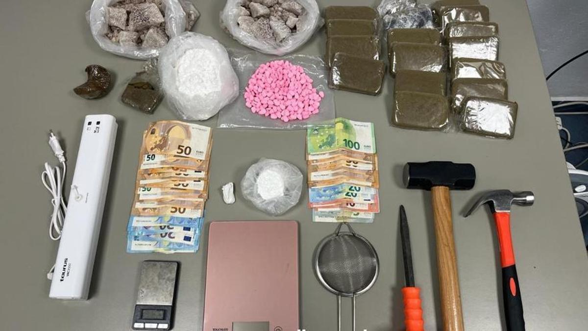 Los Mossos d'Esquadra detienen a tres hombres en la Val d'Aran por tráfico de drogas