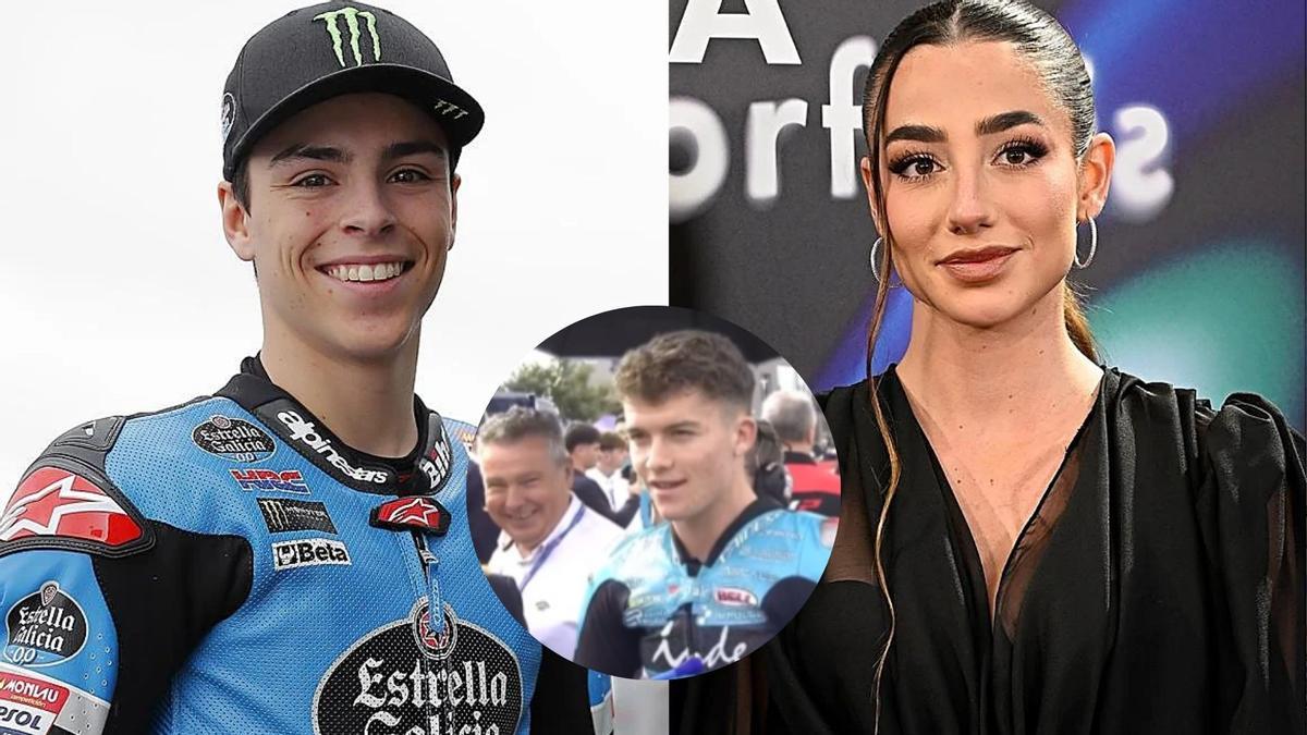 Alonso López corrió este fin de semana en Valencia, en Moto2