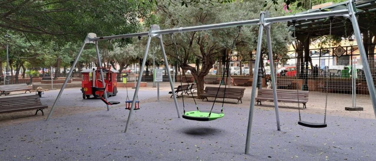 Una "locomotora" presidirá el nuevo jardín de l'Estacioneta - Levante-EMV