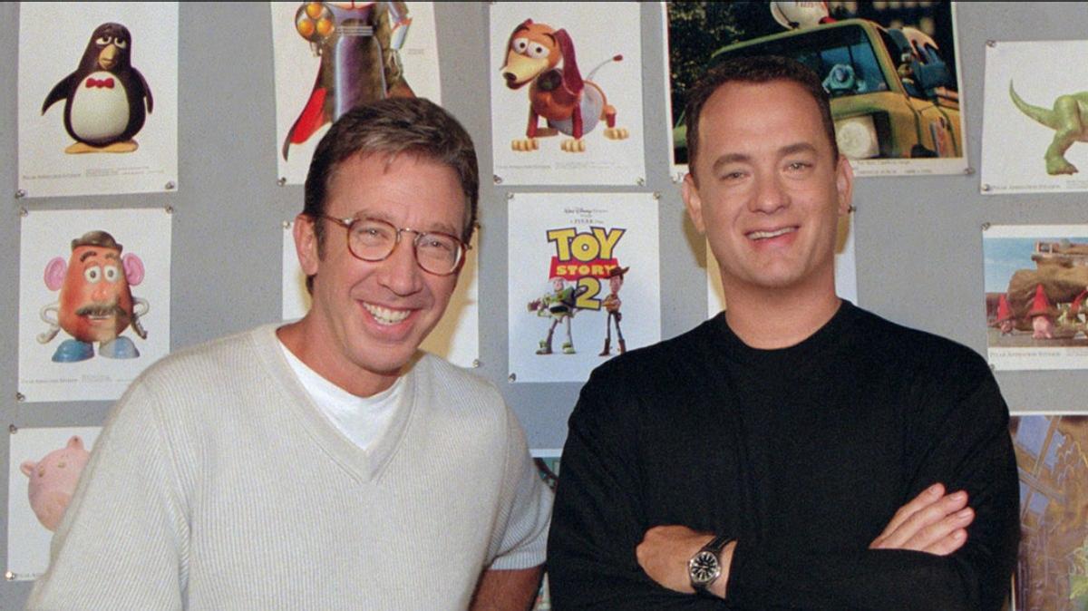 Tim Allen (izquierda) y Tom Hanks, las voces de los protagonistas de 'Toy story', figuraban en el proyecto de 2011.