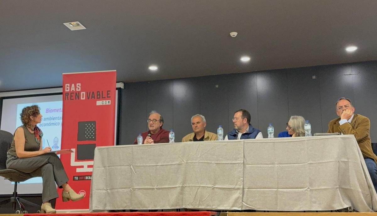 Un momento durante la jornada sobre el biometano en Llíria.
