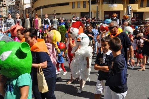 Gigantes y cabezudos en Abarán