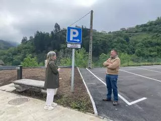 El polígono de Tebongo ya tiene un parking adaptado a camiones, tras una actuación dotada con 52.000 euros