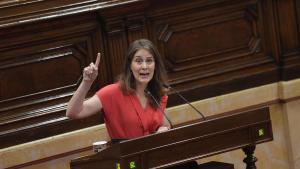 La presidenta de los Comuns en el Parlament, Jéssica Albiach.
