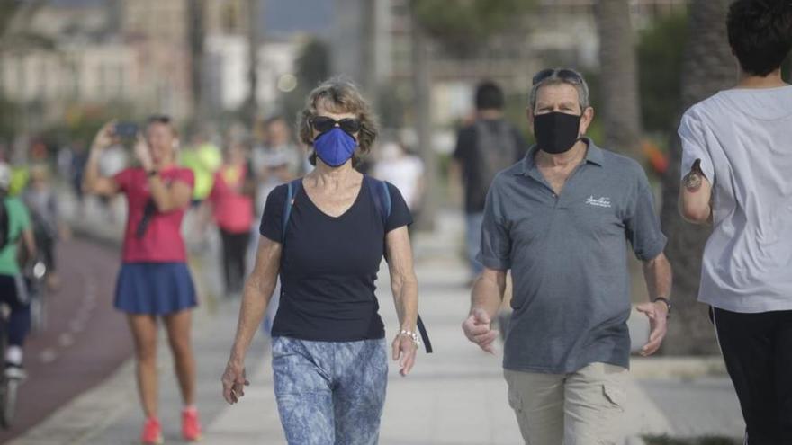 Palma schafft wegen Corona mehr Platz für Spaziergänger und Jogger