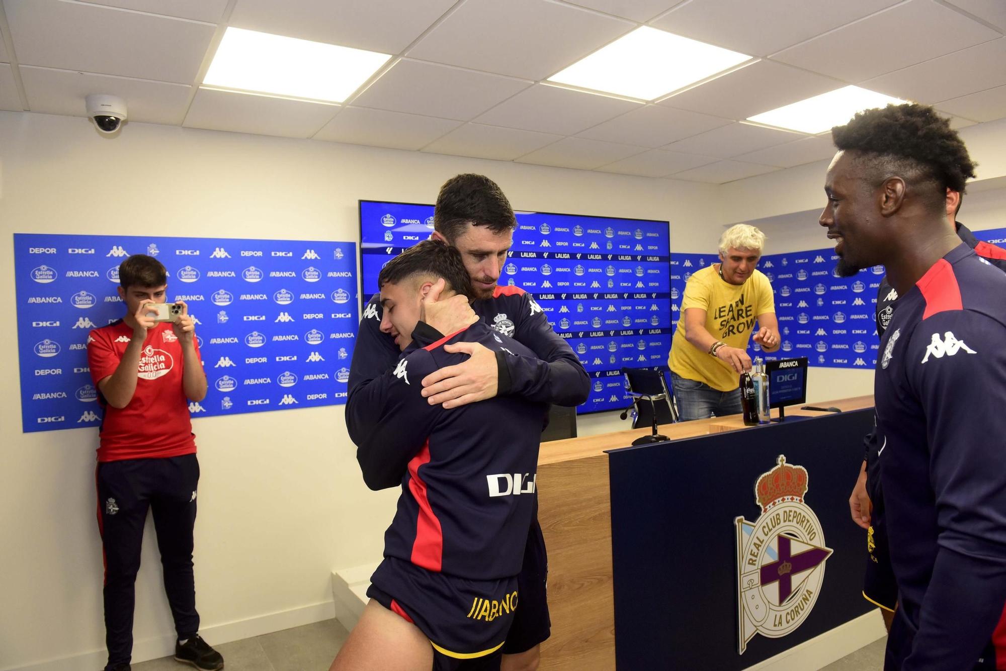 Jaime Sánchez se despide del Deportivo
