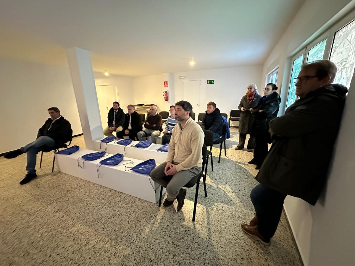 Representantes institucionales durante la presentación de la campaña.