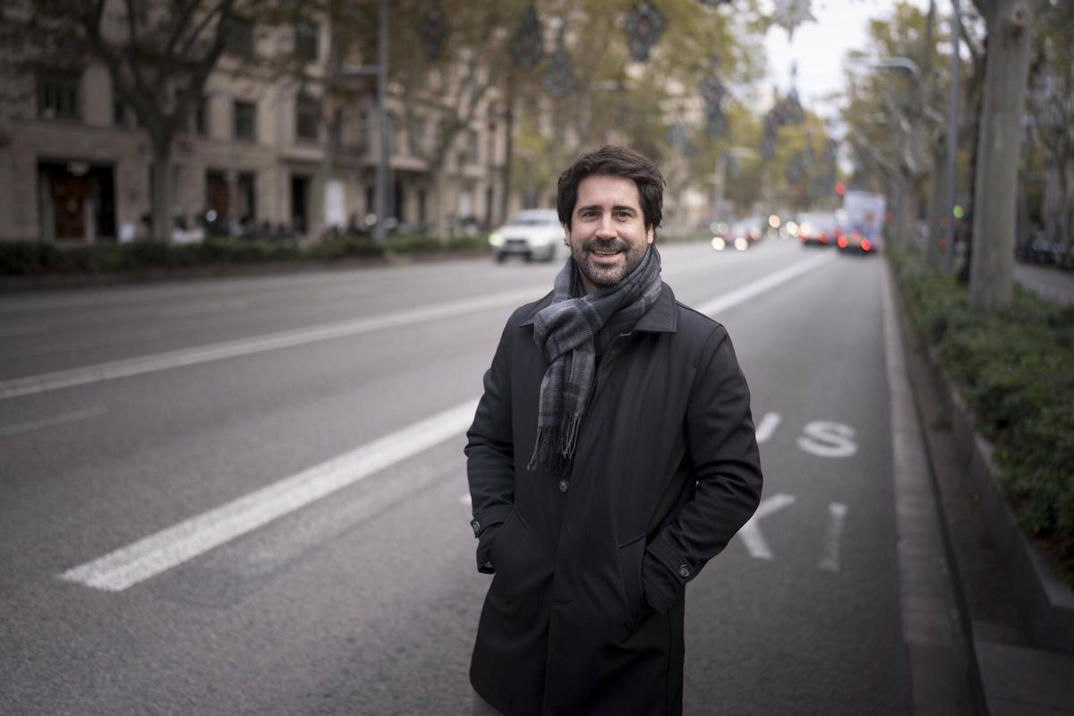 Barcelona 20/11/2025 Entrevista Roger Montañola , exdiputado de Junts (De la política, ¿se sale?) Fotografía de Ferran Nadeu