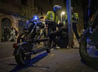 Un de cada cinc robatoris violents a BCN es comet amb un patinet