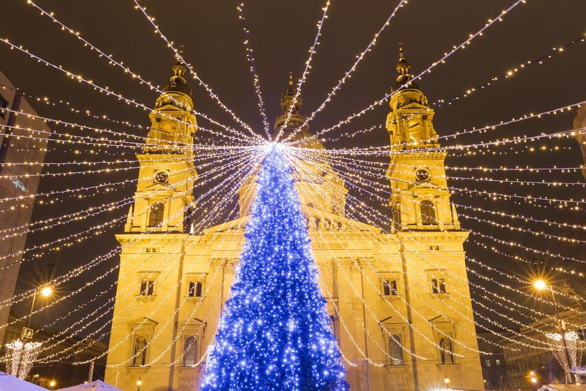 Árbol Navidad, Budapest